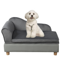 Getifun lit pour animal gris offrant confort et style.