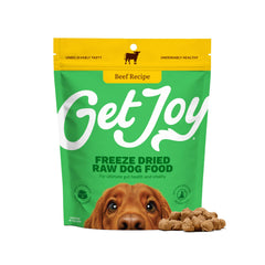 Get Joy – nourriture pour chien boeuf déshydratée par congélation, saveur riche et nutritive