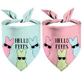 Bandana GHSJYO paquets pour chien Paques bon lapin, style festif et élégant.