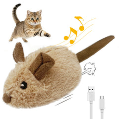 Gigwi jouet chat interactif avec souris mouvante stimulante pour chasse et jeu actif