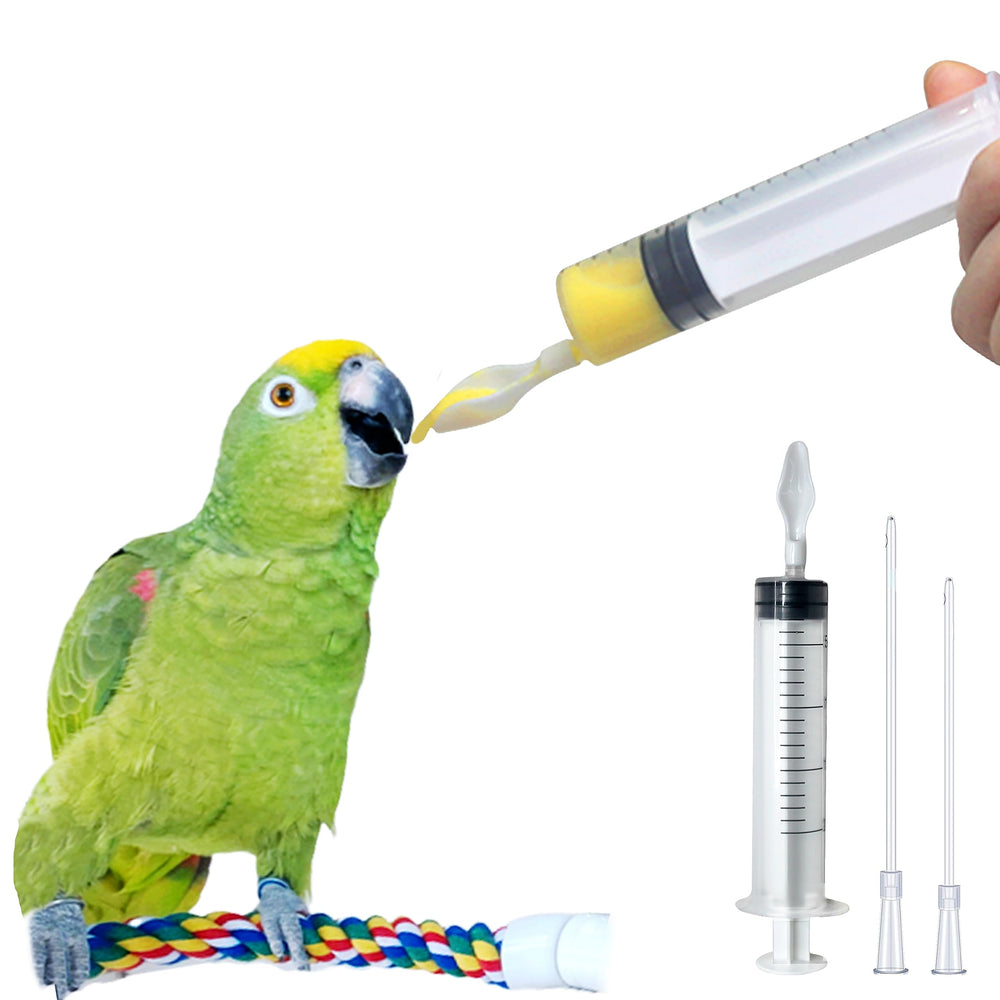 Giiiiump seringue de nourrissage avec cuillère pour bébé oiseau, pratique et propre