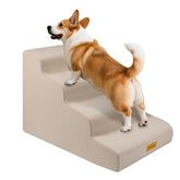 Gimars escalier chien 4 étapes, densité 30D, soutien stable pour petites races.