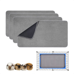 Ginidear cage liner cobaye 15x29 gris, protège la propreté durablement.