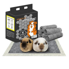 GINIDEAR draps jetables pour cobayes avec charbon, reduisant les odeurs dans la cage.