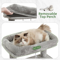 Gitelsnour Arbre à chat – plateforme haute pour repos confortable.