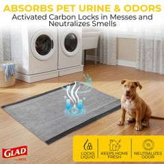 Glad charbon actif pour le contrôle des odeurs et l absorption ciblée.