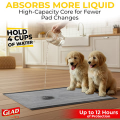 Glad tapis d’entraînement chiots et chiens, absorbantes six couches.
