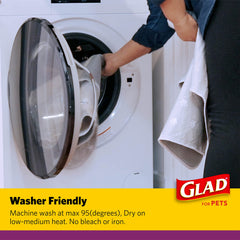GLAD tapis lavable et réutilisable, économie et simplicité.