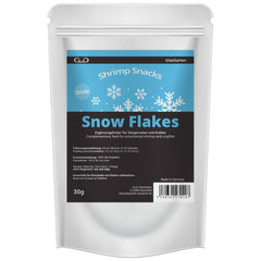GlasGarten Flocons neige 30 g : paquet prêt pour nourrir les crevettes.
