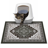 Glittme tapis-litiere-chat-24x15 anti-glisse pour stabilité autour de la caisse