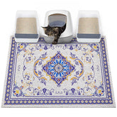 Glittme tapis-litiere-chat-xl-40x30 premier plan: surface capte efficacement les grains