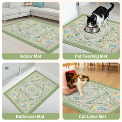 Glittme tapis litière design confort offre un rebord moelleux pour les pattes.