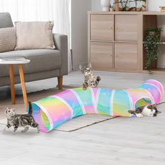 Tunnel Glittme avec jouet souris inclus pour interaction ludique
