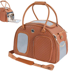 Globlyte sac pour petit chien, extérieur luxe et design élégant.