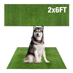 GLOBREEN tapis gazon artificiel chien 2x6 pieds pour toilettes intérieures et extérieures