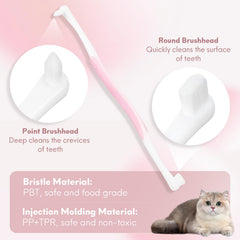 Brosse Gluckelk pour chats, poils nano ultra-doux pour un brossage en douceur.