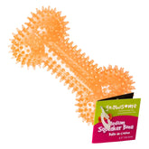 Gnawsome Os épineux sifflant, gros plan sur la texture stimulante pour gencives.