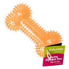 Gnawsome Os épineux sifflant, gros plan sur la texture stimulante pour gencives.