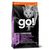 Go! Solutions Carnivore croquettes poulet dinde canard, protéines élevées pour muscles et énergie.