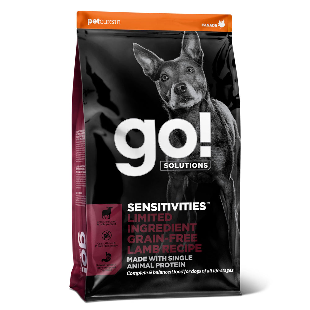 Go! Solutions Sensitivities croquettes d’agneau, premier ingrédient savoureux pour estomacs sensibles