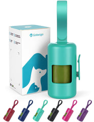 Gobeigo porte-sacs crottes turquoise, accès rapide lors des balades.