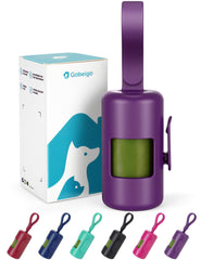 Gobeigo porte-sacs crottes chien avec clip solide pour balades faciles