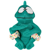 GoDog Amphibianz Chameleon Teal – corps du jouet, douceur durable pour chiens actifs.