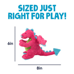 Jouet goDog dragons avec couineur intégré pour stimuler l'interaction.