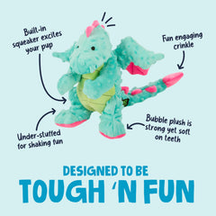 jouet godog dragons avec Chew Guard coutures renforcées pour mordilages.