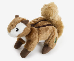 goDog Wildlife tamia brun grand peluche, compagnon câlin pour chien.