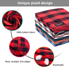 Bandana Buffalo Plaid Gofshy pour chien, motif élégant et tendance.