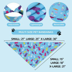 Foulard Gofshy Paques chien XL, ajustable pour un maintien sûr et confortable.