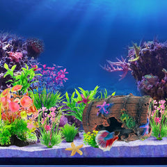 GOFYLIN Plantes aquatiques x4 apportant ombres et reflets dans l’aquarium