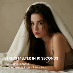 Gogobunny Couverture sherpa réversible crème, douceur chaude et polyvalence.