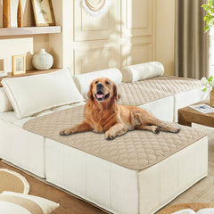 Housse gogobunny impermable double-face pour chien sur canapé, protection durable.