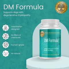 DM Formula Gold Standard Herbs, poudre — dosage simple pour chien.