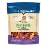 Golden Rewards: canard enrobe patate douce, texture satisfaisante pour croquer