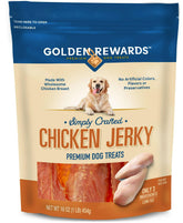 Golden|Rewards morceaux-poulet-jerky: récompense protéinée pour chiens de toutes tailles