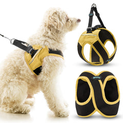 Harnais Gooby à enfiler, design anti-échappement pour chien, sécurité lors des promenades.