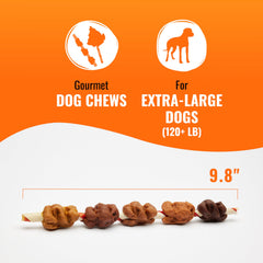 GOOD 'N' FUN Kabobs Colossaux foie de poulet, saveur savoureuse pour chiens exigeants.