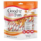 GOOD N FUN POULET ENROBE BOEUF PORC: friandise protéinée et longue durée pour chien.