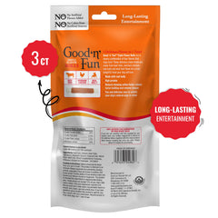 GOOD 'N' FUN Rouleaux triple saveur – démonstration de mastication adaptée aux chiens puissants.