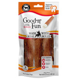 GOOD 'N' FUN Rouleaux triple saveur – emballage visible, snack protéiné durable pour grands chiens.