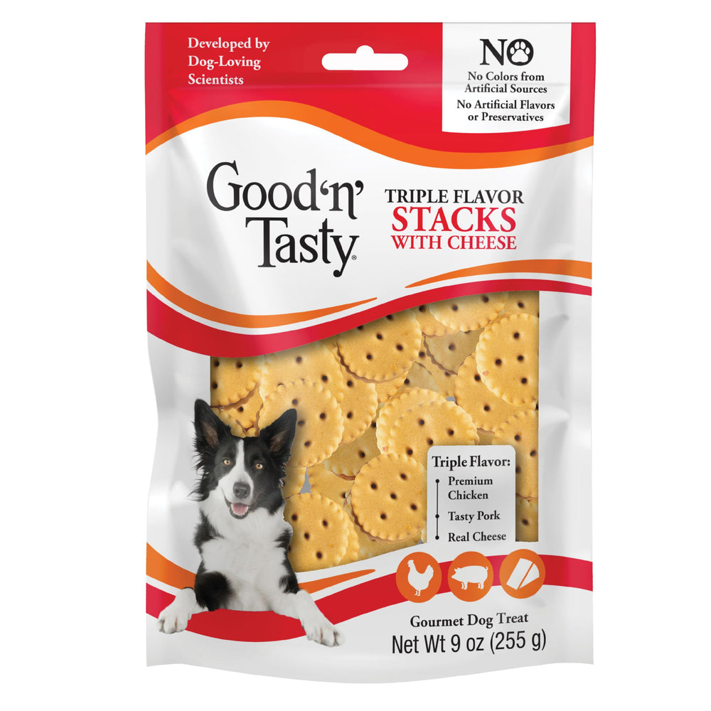 Good 'N' Tasty: gros plan sur le fromage, friandise savoureuse pour chien actif
