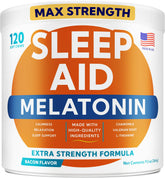 GOODGROWLIES Mélatonine pour chien – bouteille montrant l’étiquette, favorisant un sommeil plus calme.