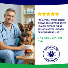 GOODGROWLIES soutien des articulations – chien senior actif