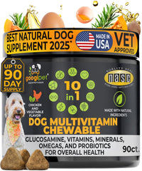 Googipet Premium Chien Multivitamine – emballage, complément nutritionnel