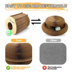 Goosheep Kitty Kurls design vertical économisant l’espace pour les coins.