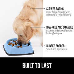 Gorilla Grip bol interactif puzzle pour repas stimulants.