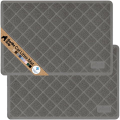 Gorilla Grip tapis-litière chat 35x23 cm, ensemble 2 packs, capture efficacement la poussière.